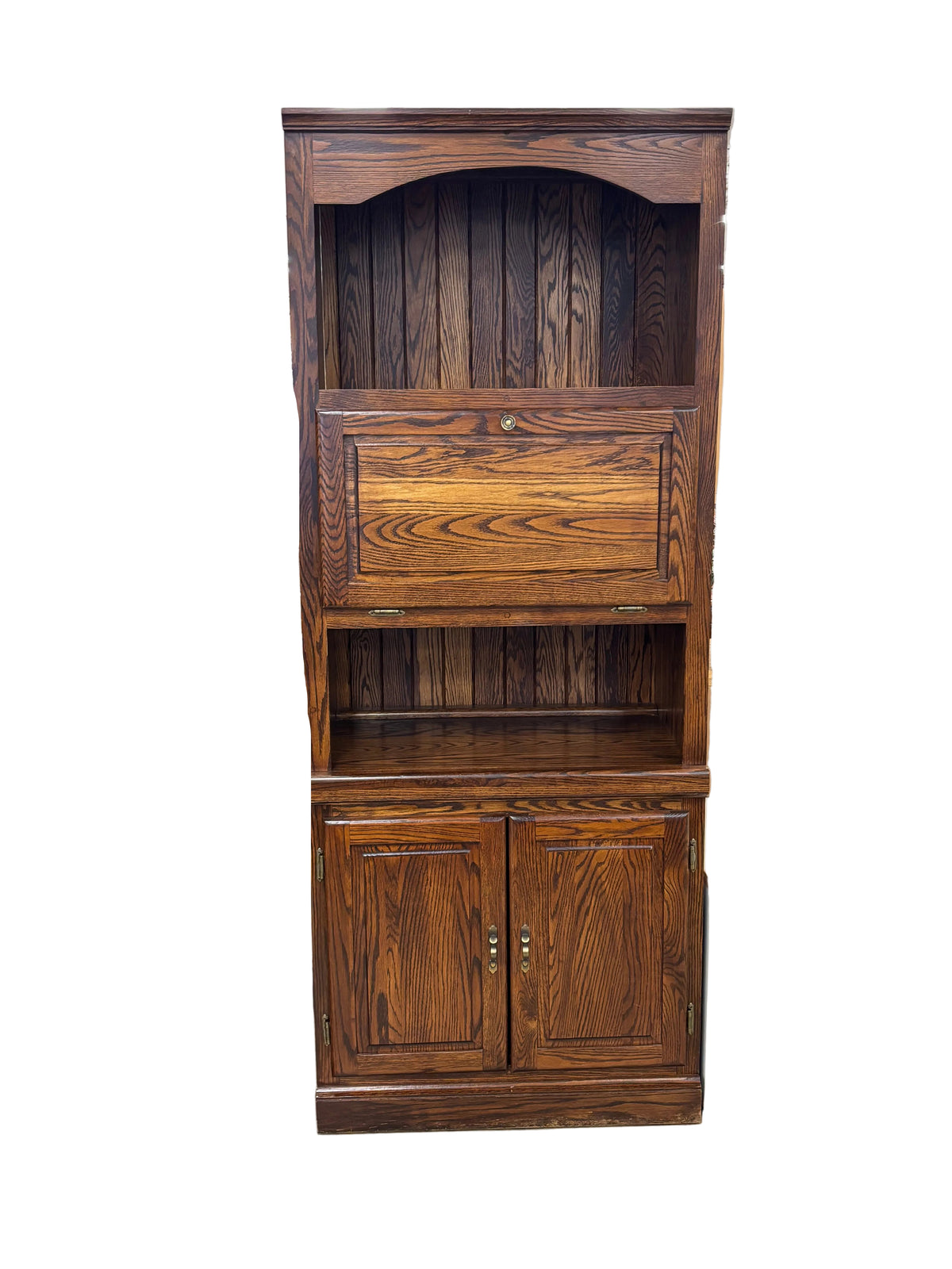 Rustic-Style Wooden Wall Unit