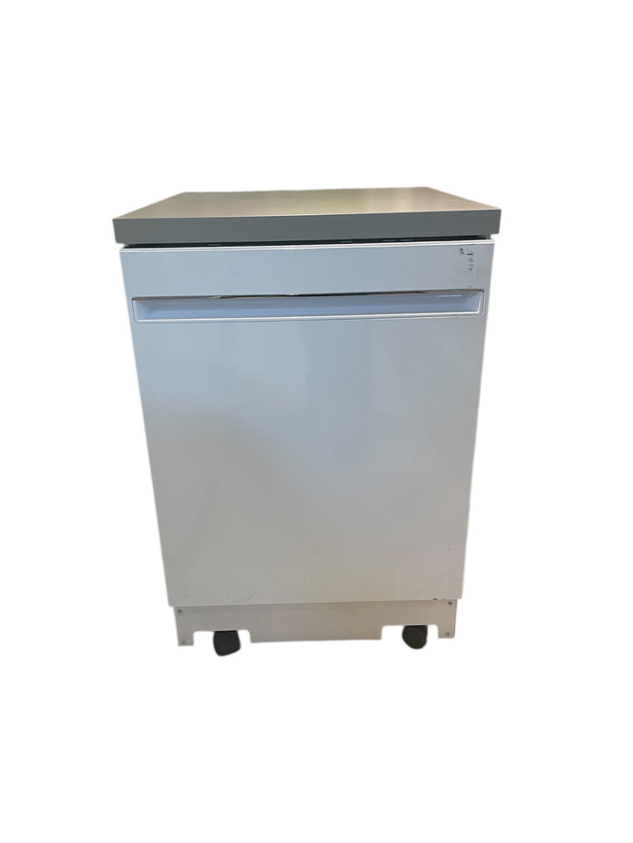 GE 24" Portable Dishwasher White - GPT225SGLWW