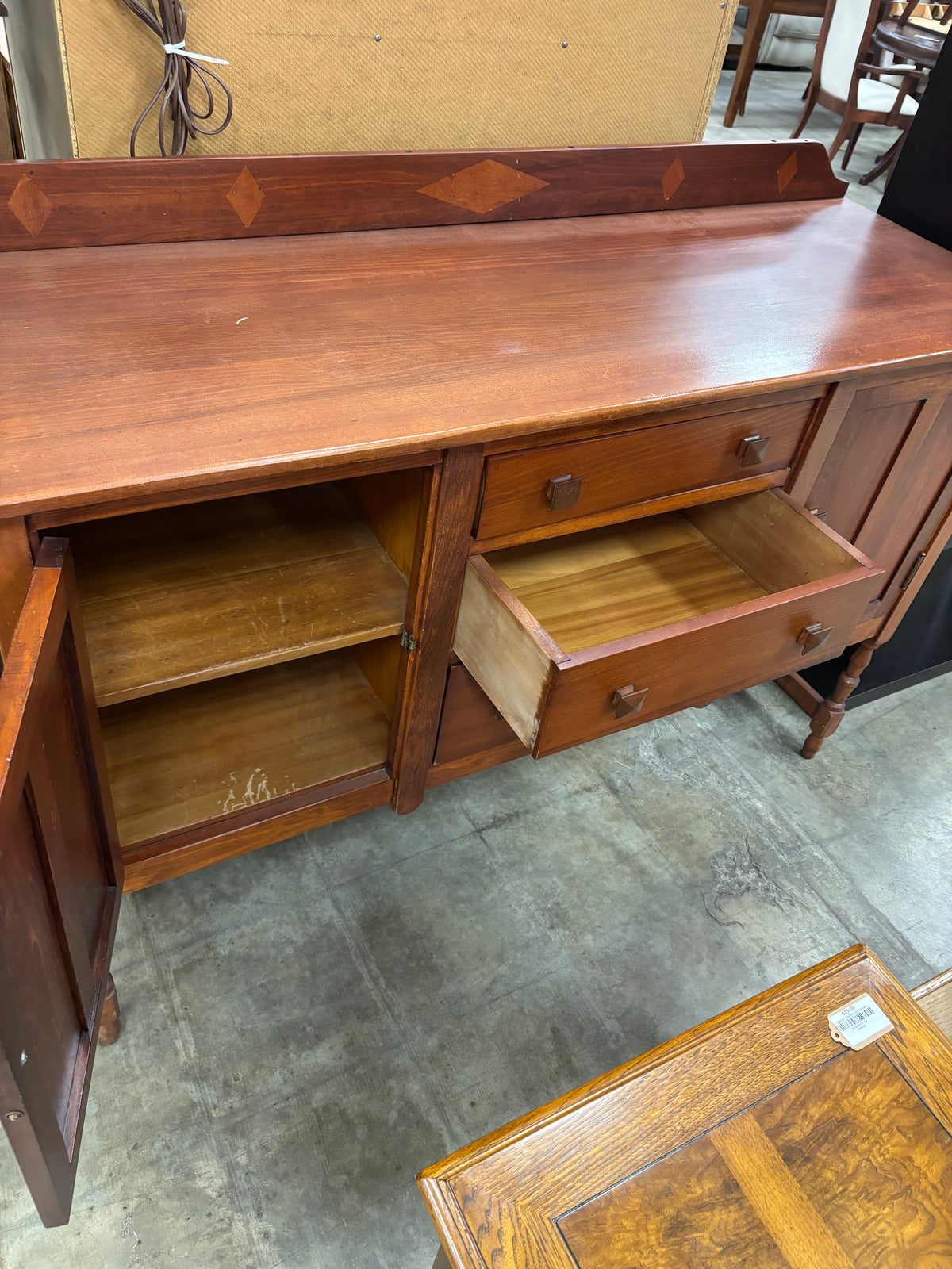 Traditional Cherry Wood Sideboard