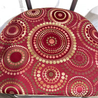 Kotor Burgundy Bar Stools