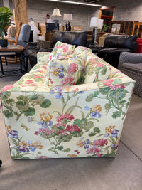 66"W Floral Print Sofa