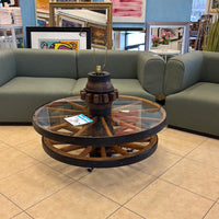 Wagon Wheel Coffee Table