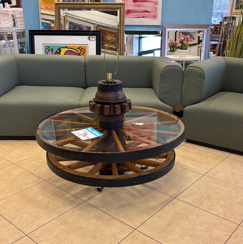 Wagon Wheel Coffee Table