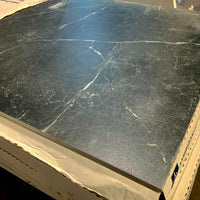 24x24-Inch Black Marble-Look Porcelain Tile – 4pcs per box