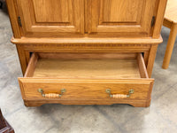 Light Oak Wood Armoire