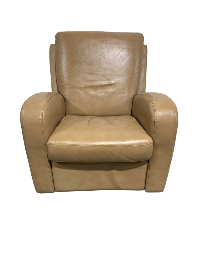 Natuzzi Edition Italian Leather Recliner Chair