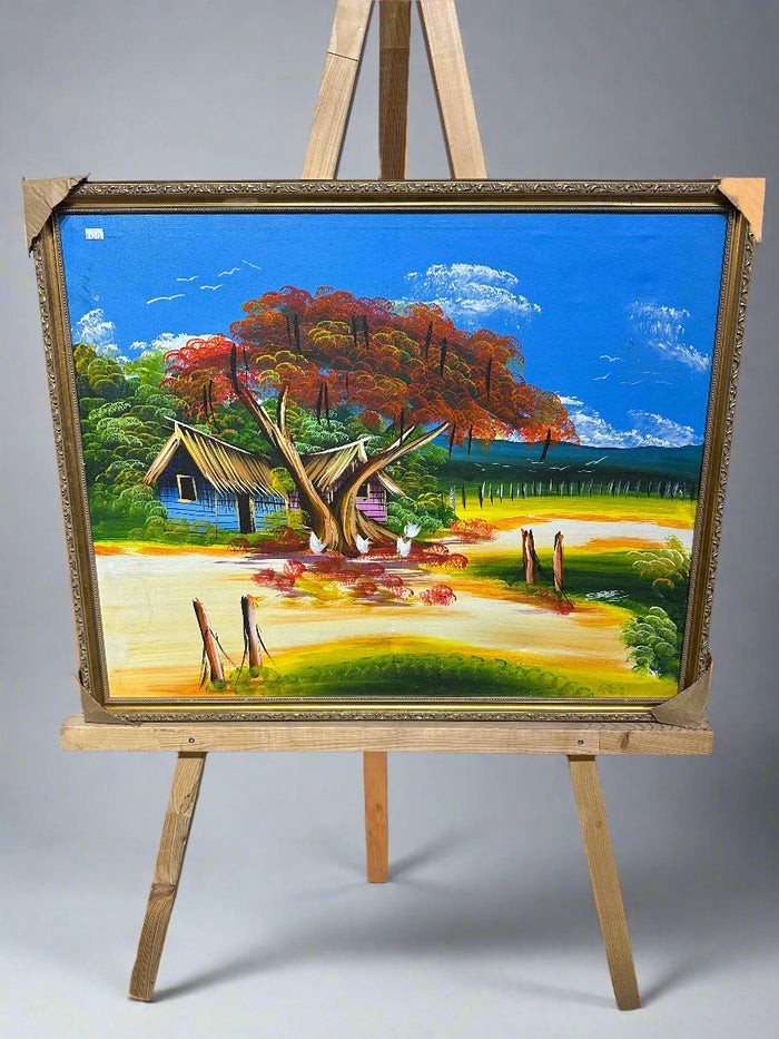 Vibrant Hand Painted Oil Painting