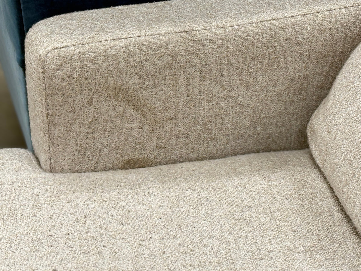 Light Grey Long Modern Styled Sofa