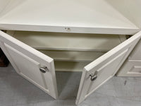 101" White Entertainment Center