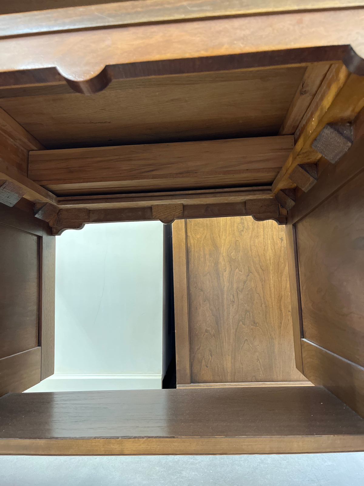 48"W Desk with Built-in Cabinets