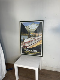 "The Canadian: The Scenic Dome Route Across Canada" Framed Print