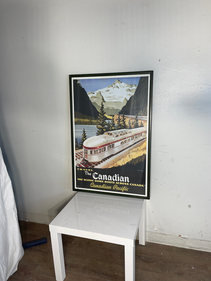 "The Canadian: The Scenic Dome Route Across Canada" Framed Print
