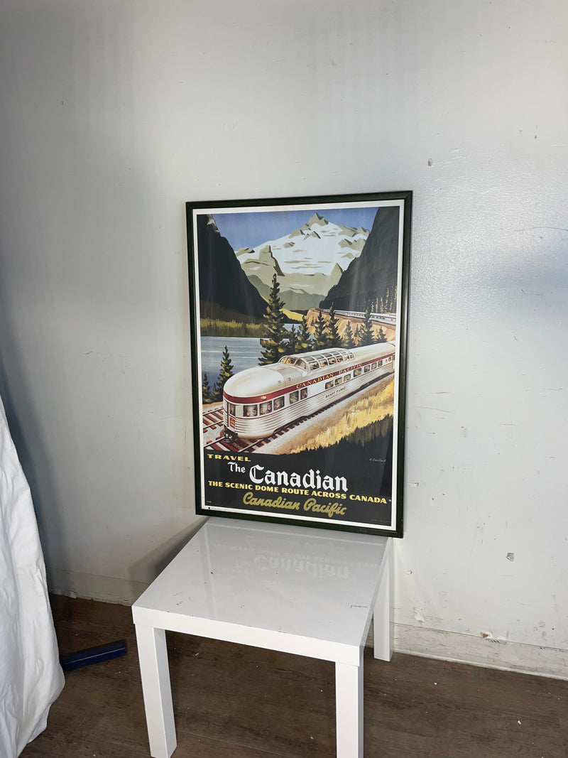 "The Canadian: The Scenic Dome Route Across Canada" Framed Print