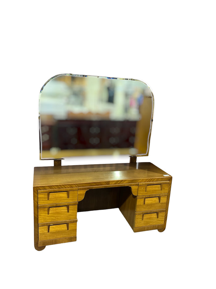 Mid Century Style Vanity Dresser with Mirror