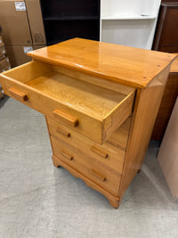 30 In. Wide Vintage Vilas Rock Maple Chest Of Drawers