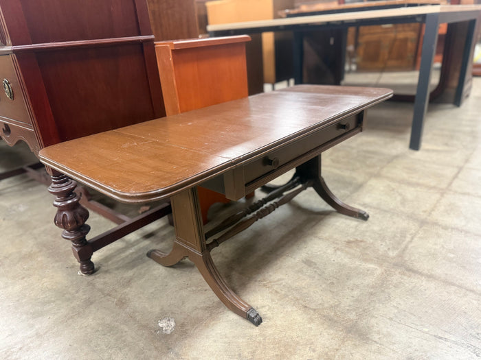 Small Brown Foldable Coffee Table
