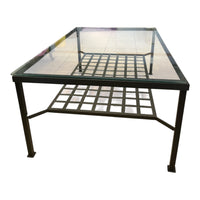Lauer Metal & Glass Coffee Table
