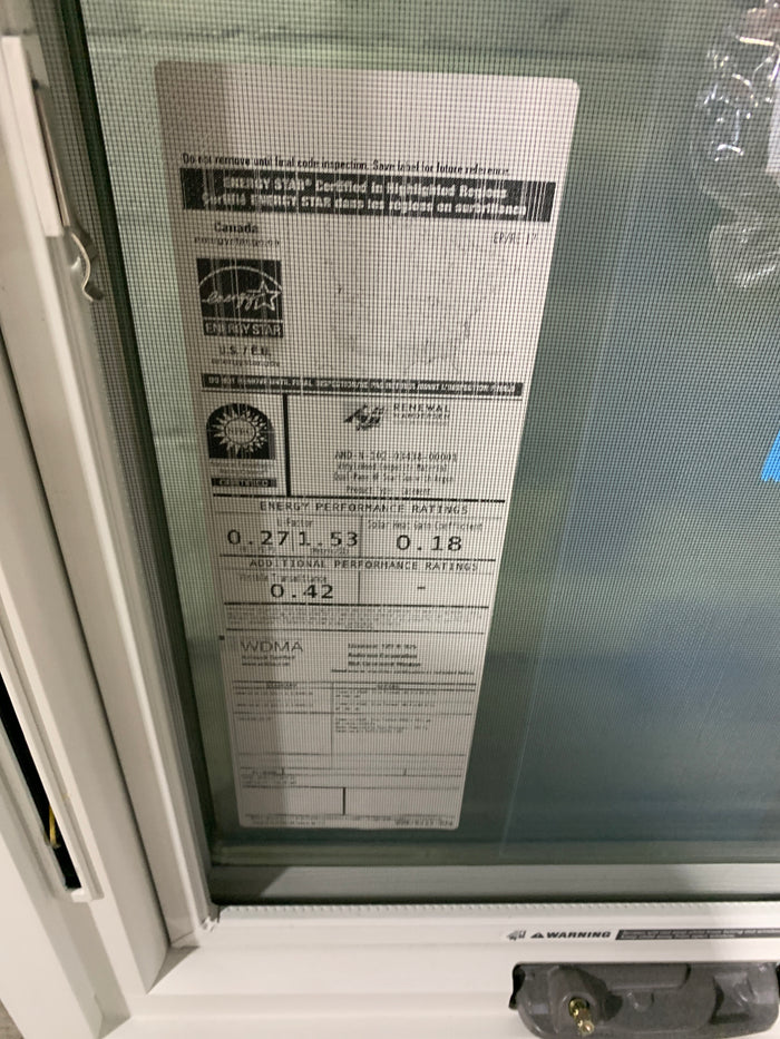 Dual Pane Window (22.5" x 61")