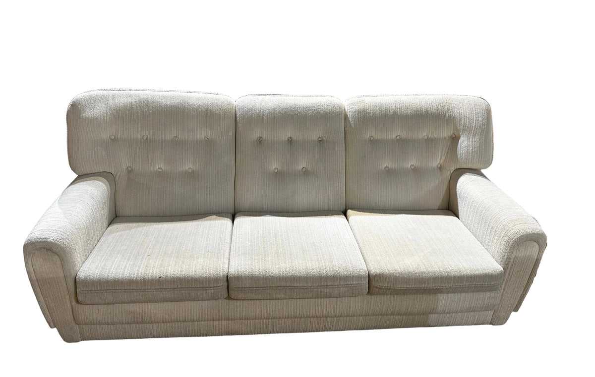 Three-Seater Cream Sofa