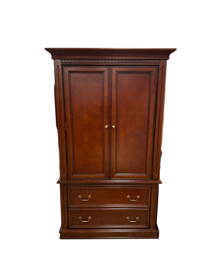 Large Mahogany Armoire Chest