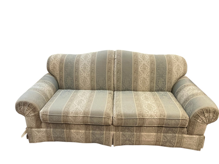 Rolled Arm Traditional Style Sofa Tapestry Style Upholstery