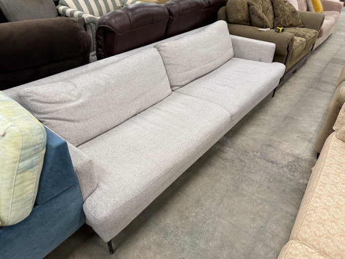 Light Grey Long Modern Styled Sofa