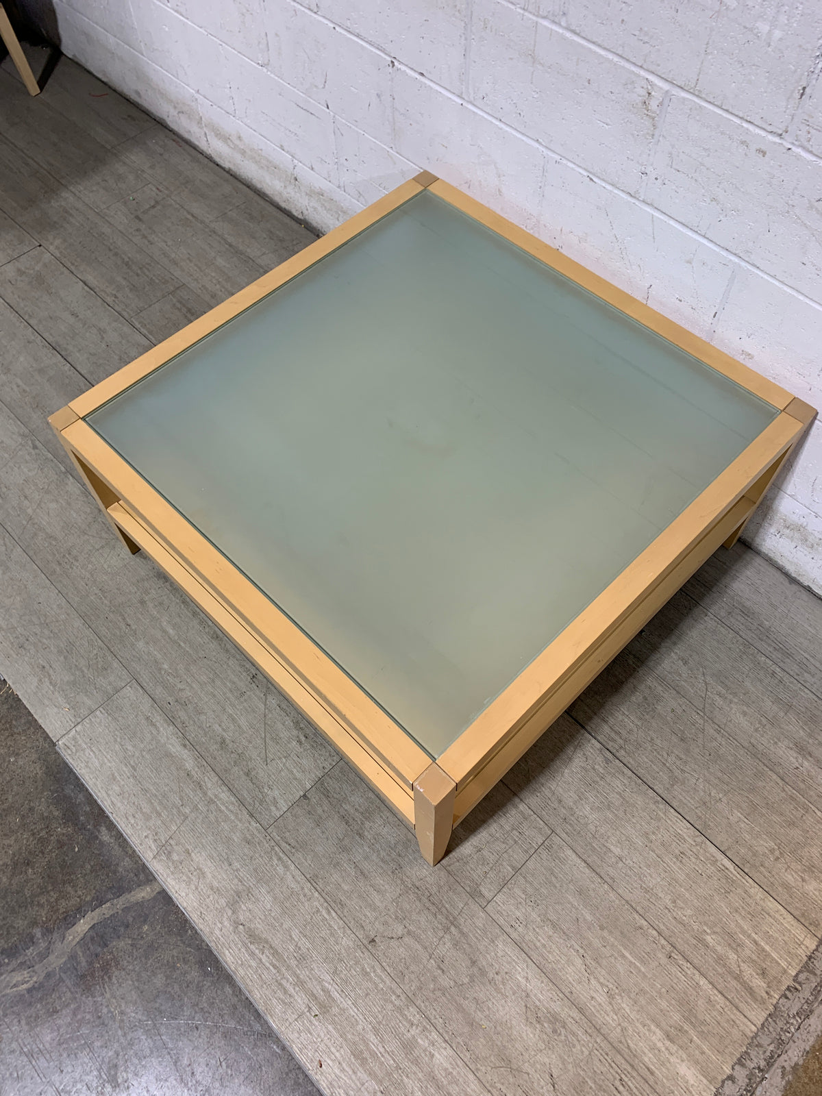 Frosted Glasstop Table