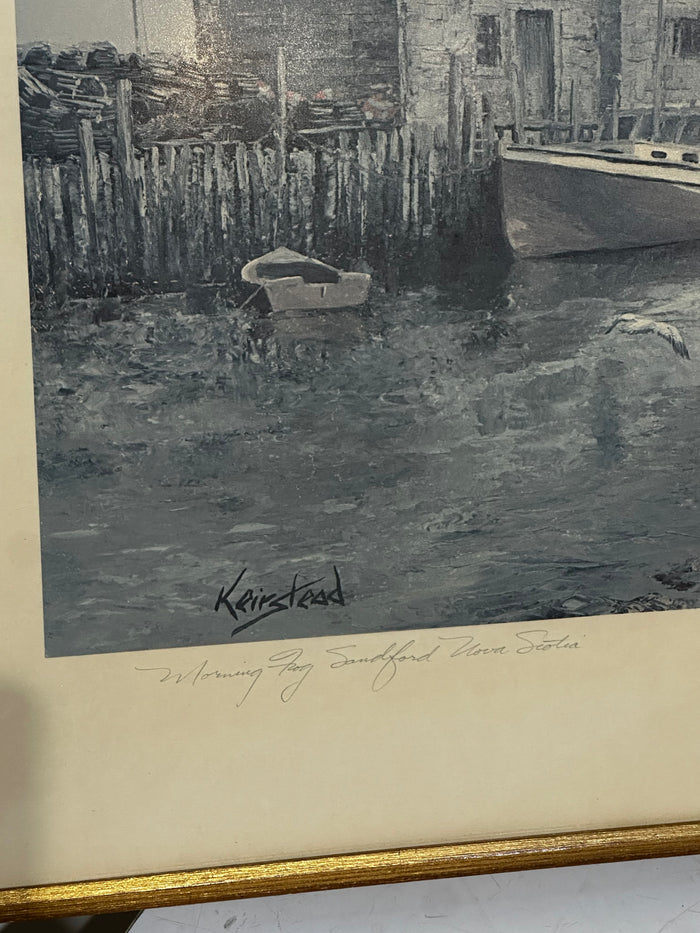 "Morning Fog, Sandford" by the renowned Canadian artist James Lorimer Keirstead