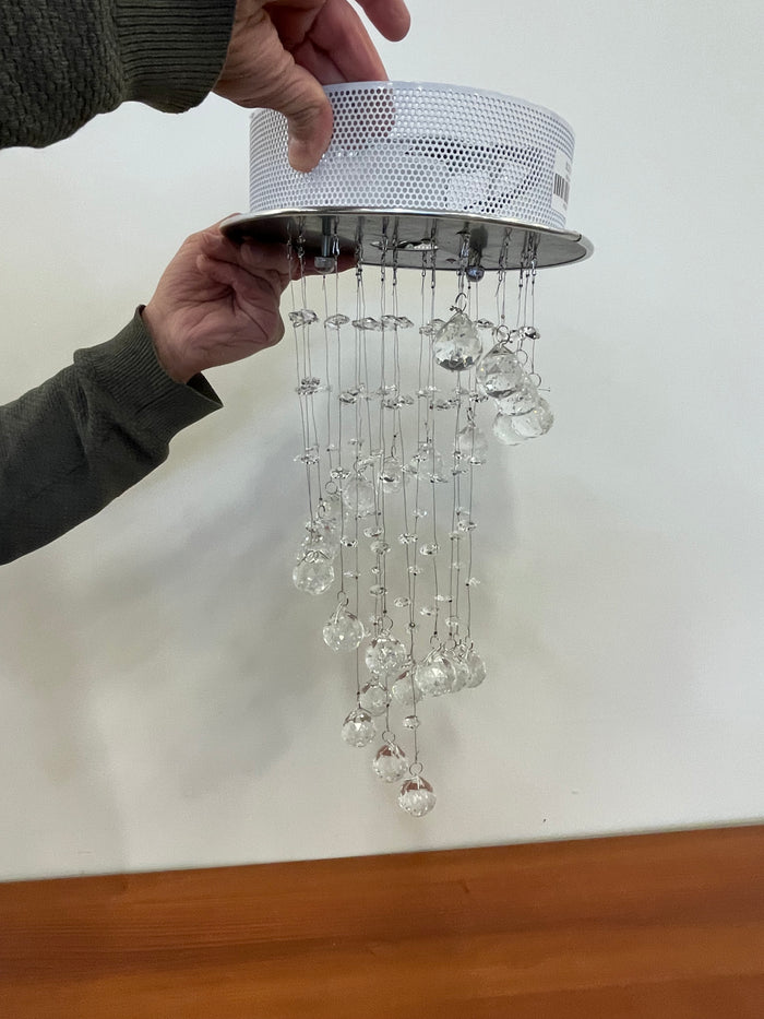 Spiral Crystal Hanging Lamp