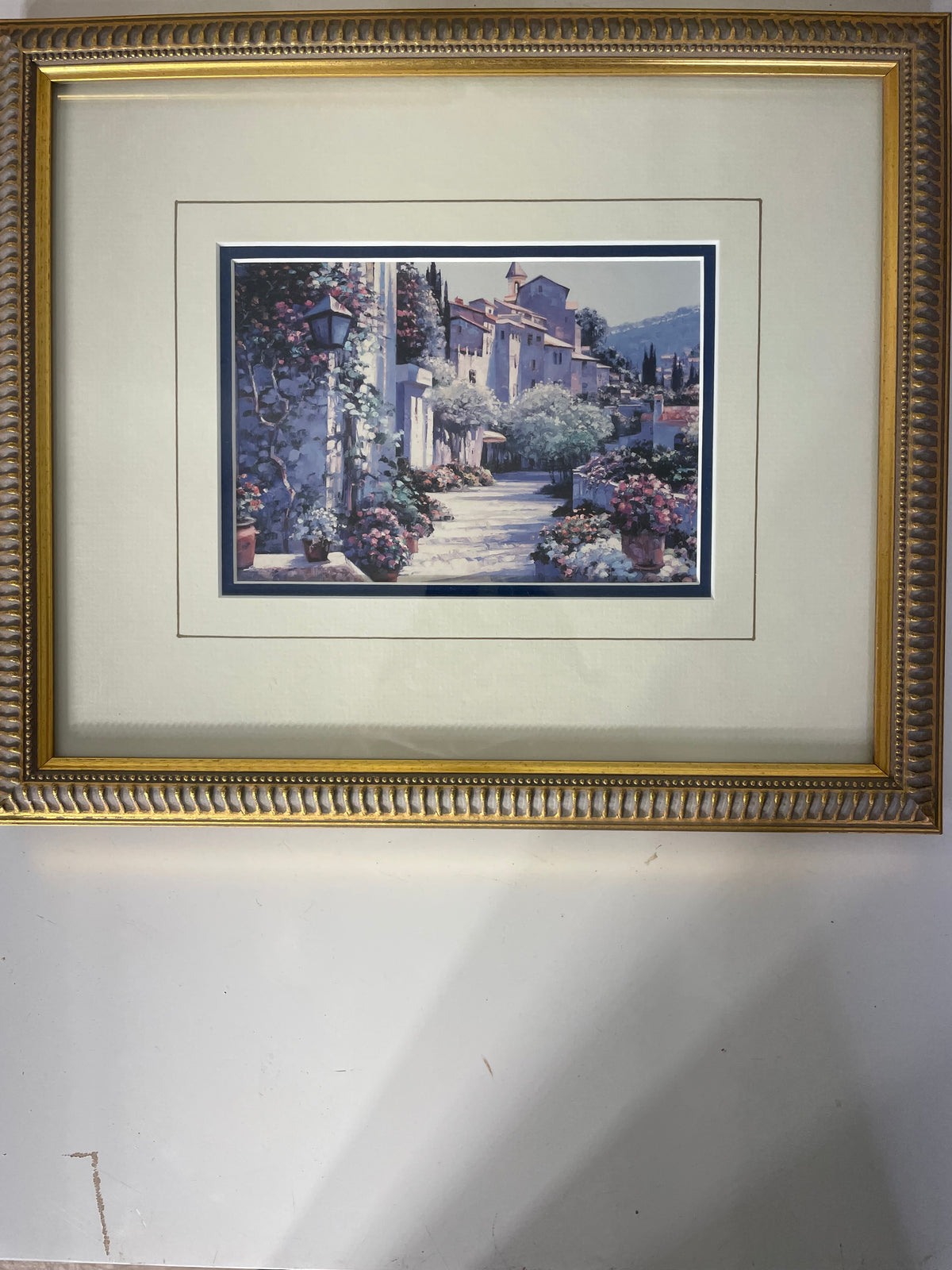 3 Piece Set of Framed Italian Prints