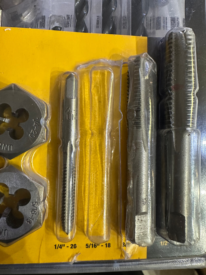 DEWALT Fractional Tap and Large Hexagon Die Set