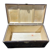 Chinese Hand-Carved Camphor Wood Chest