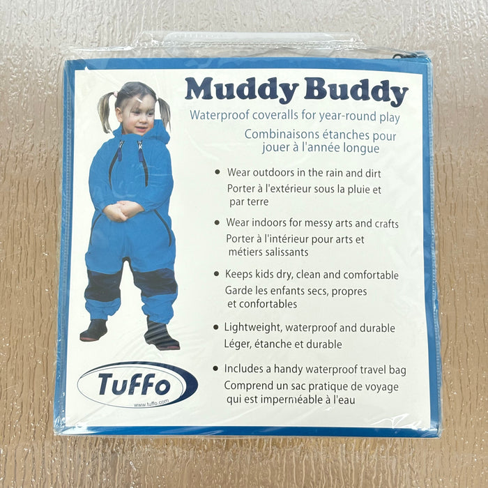 Muddy Buddy Waterproof Baby Coveralls – Blue, 18 Months