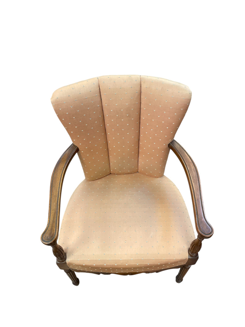 Patterned Upholstered Armchair