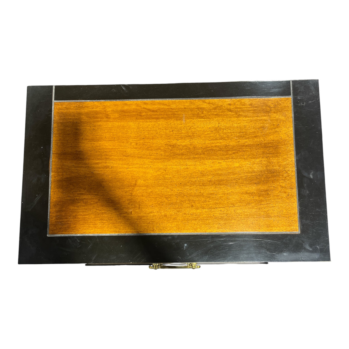 Burl Wood Veneer Nightstand