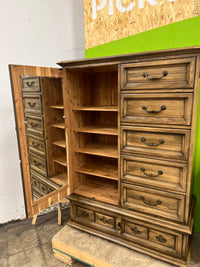 Light Brown Chest and Drawer Unit