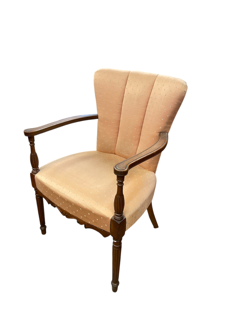 Patterned Upholstered Armchair