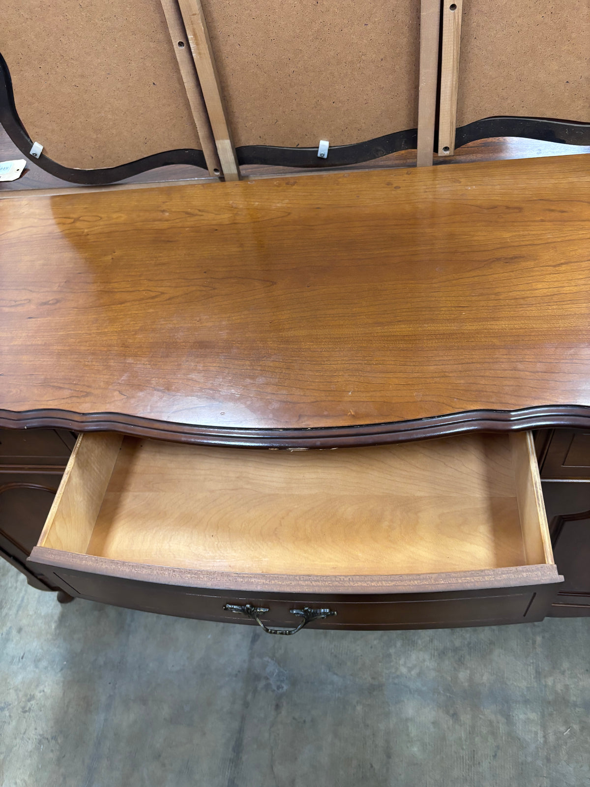Vintage French Provincial-Style Wood Buffet