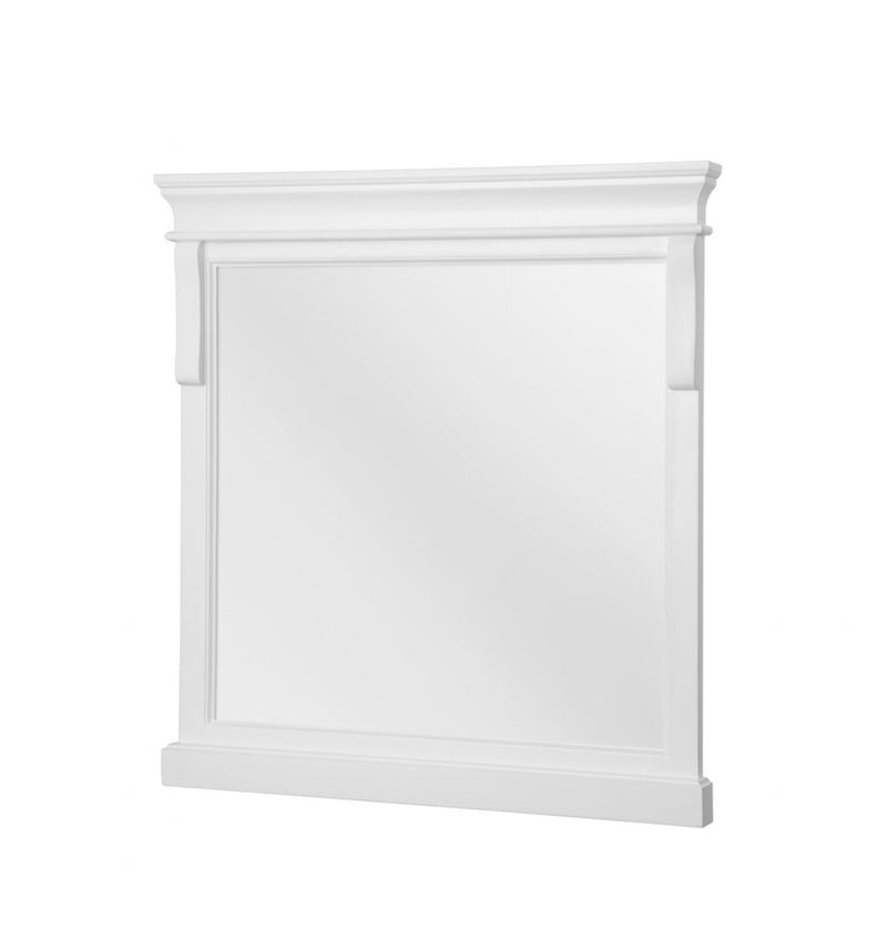 Foremost Naples 30 x 32-in. Framed Mirror in White