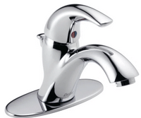 Single Hole Bathroom Faucet with Drain Assembly