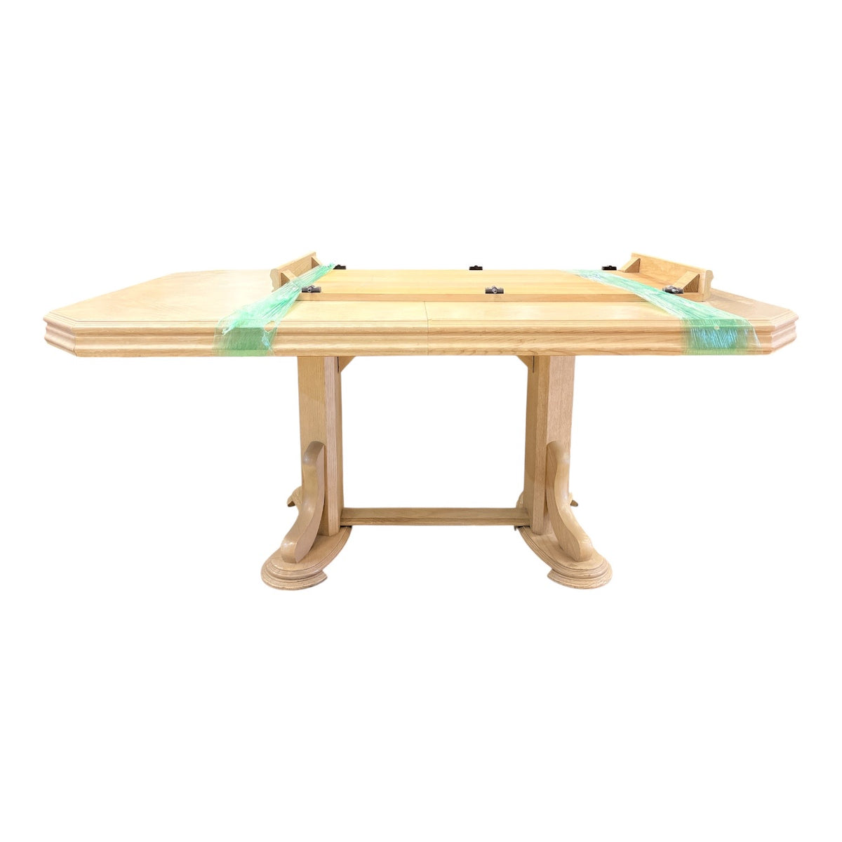 Blonde Wood Dining Set - 6 Chairs