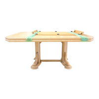 Blonde Wood Dining Set - 6 Chairs