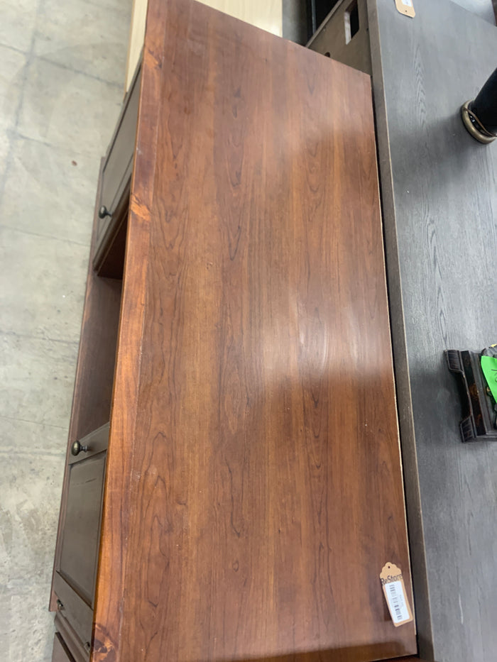 Wooden TV Cabinet With 2 Side Cabinets