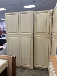 Two - Tone Cream Kitchen with Maple Island