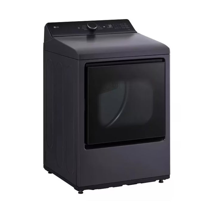 LG 7.3 cu. ft. Ultra Capacity Rear Control Gas Dryer (DLG8401BE) in Black with AI Sensing, 27-Inch Wide