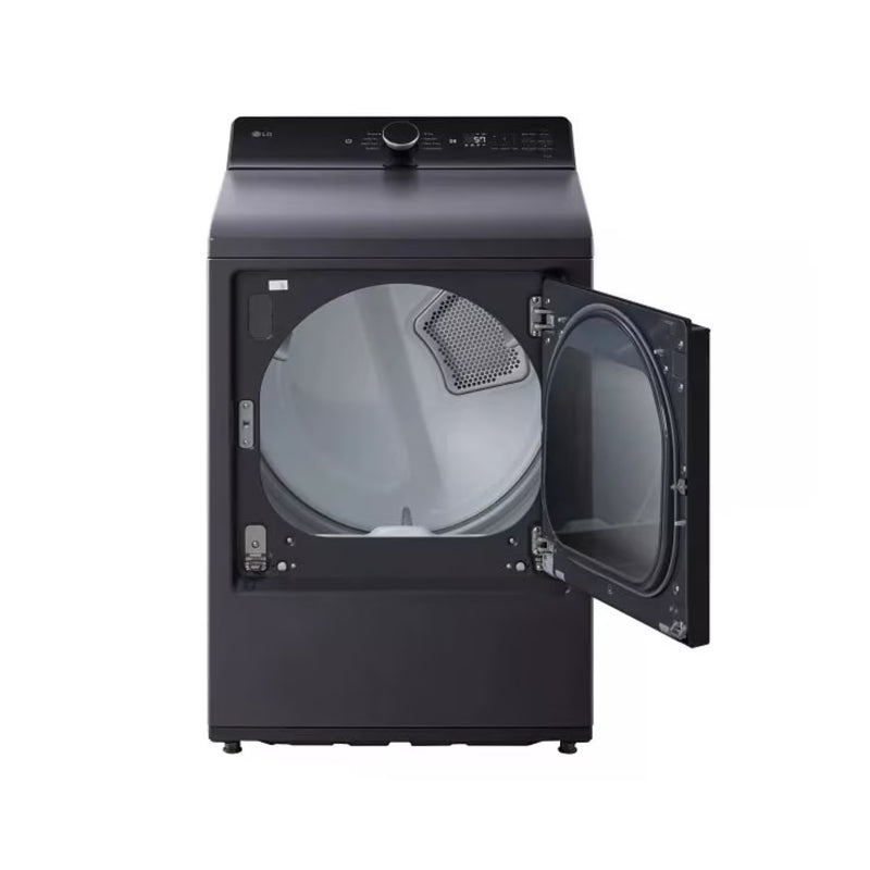 LG 7.3 cu. ft. Ultra Capacity Rear Control Gas Dryer (DLG8401BE) in Black with AI Sensing, 27-Inch Wide