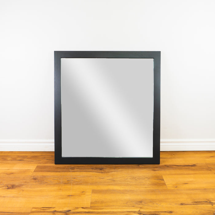30" Wood Frame Mirror - Iron Grey Custom