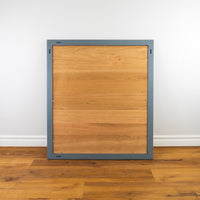 32" Wood Frame Mirror - Cool Grey