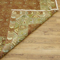 8x10-ft Wool Area Rug, Brown Mixed Colour, Safavieh Golden Jaipur Collection