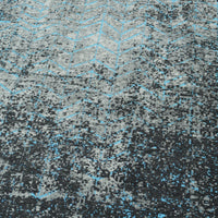 8x11-ft Polypropylene Area Rug, Blue nuLOOM Haydee Glacial Abstract Area Rug